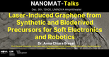 NANOMAT-Talk #14 | Laser-Induced Graphene from Synthetic and Bioderived Precurso