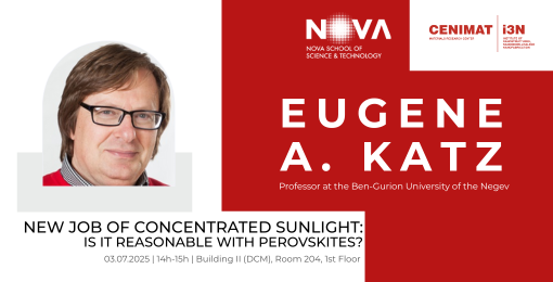 Professor Eugene A. Katz | July 3, 14h | «New job of concentrated sunlight: is i