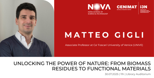 Professor Matteo Gigli | July, 30th, 11h | Unlocking the power of nature: from b