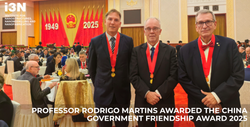 Professor Rodrigo Martins awarded the China Government Friendship Award 2025