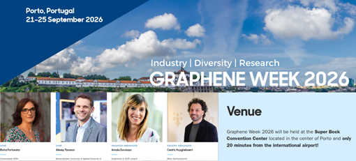 Professor Elvira Fortunato will be the Chair of Graphene Week 2026