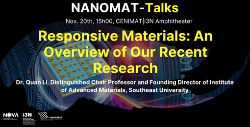 NANOMAT-Talk #13 | Responsive Materials: An Overview of Our Recent Research